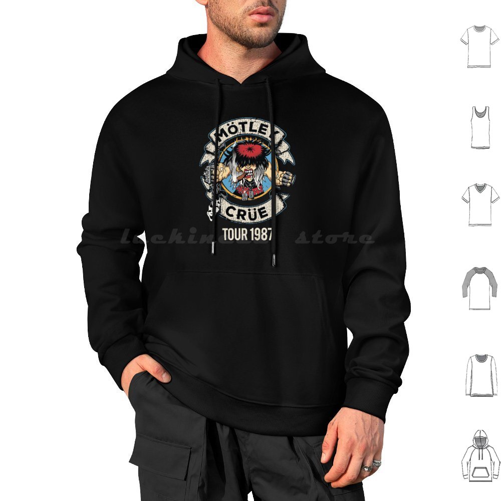 Musical Instrument Logo - Sudadera con Capucha The-Greats-Crue de Algodón