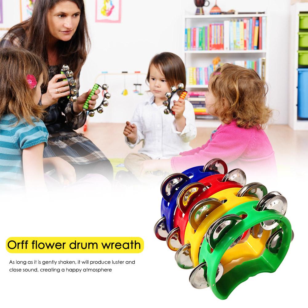 Musical Instruments Game - 4 Uds pandereta cascabeles sonajero campana