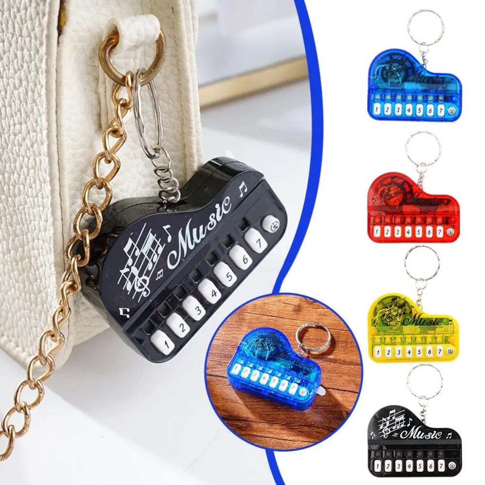 Musical Instruments Game - Mini Teclado Electrónico de Piano Llavero,