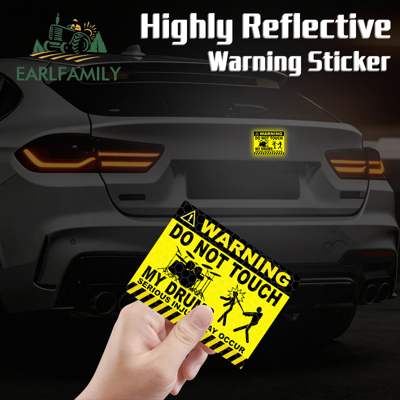 Musical Instrument Sign - EARLFAMILY - Pegatina para coche con