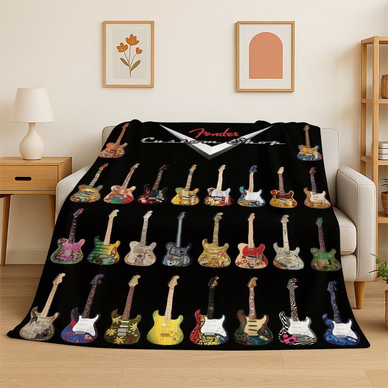 Manta de Franela Suave con Log - Musical Instrument Logo reseña y precio