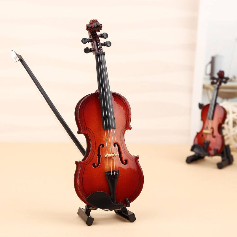 Figura de violín pequeña hecha - Musical Instrument Old reseña y precio