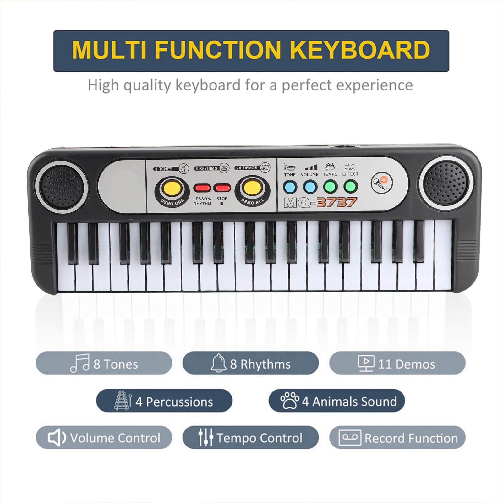 Piano Digital Eléctrico de 37  - Musical Instruments Game reseña y precio