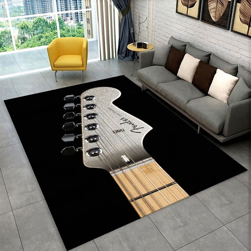 Alfombra Antideslizante con Lo - Musical Instrument Logo reseña y precio