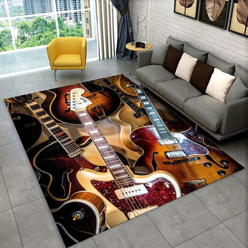 Alfombra Antideslizante con Lo - Musical Instrument Logo reseña y precio