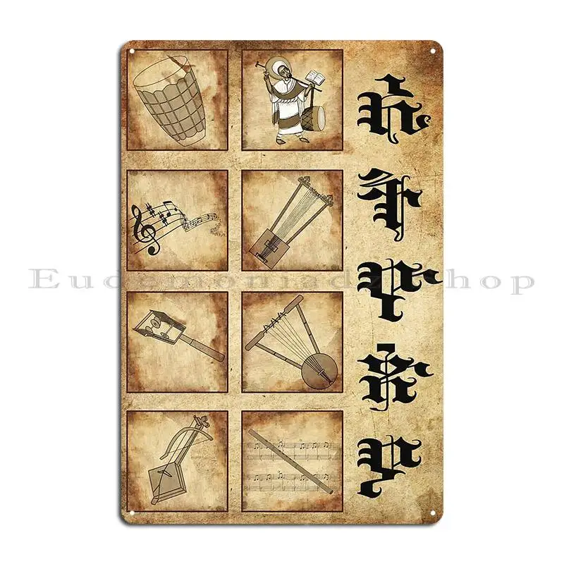 Letrero de Metal de instrument - Musical Instrument Sign reseña y precio