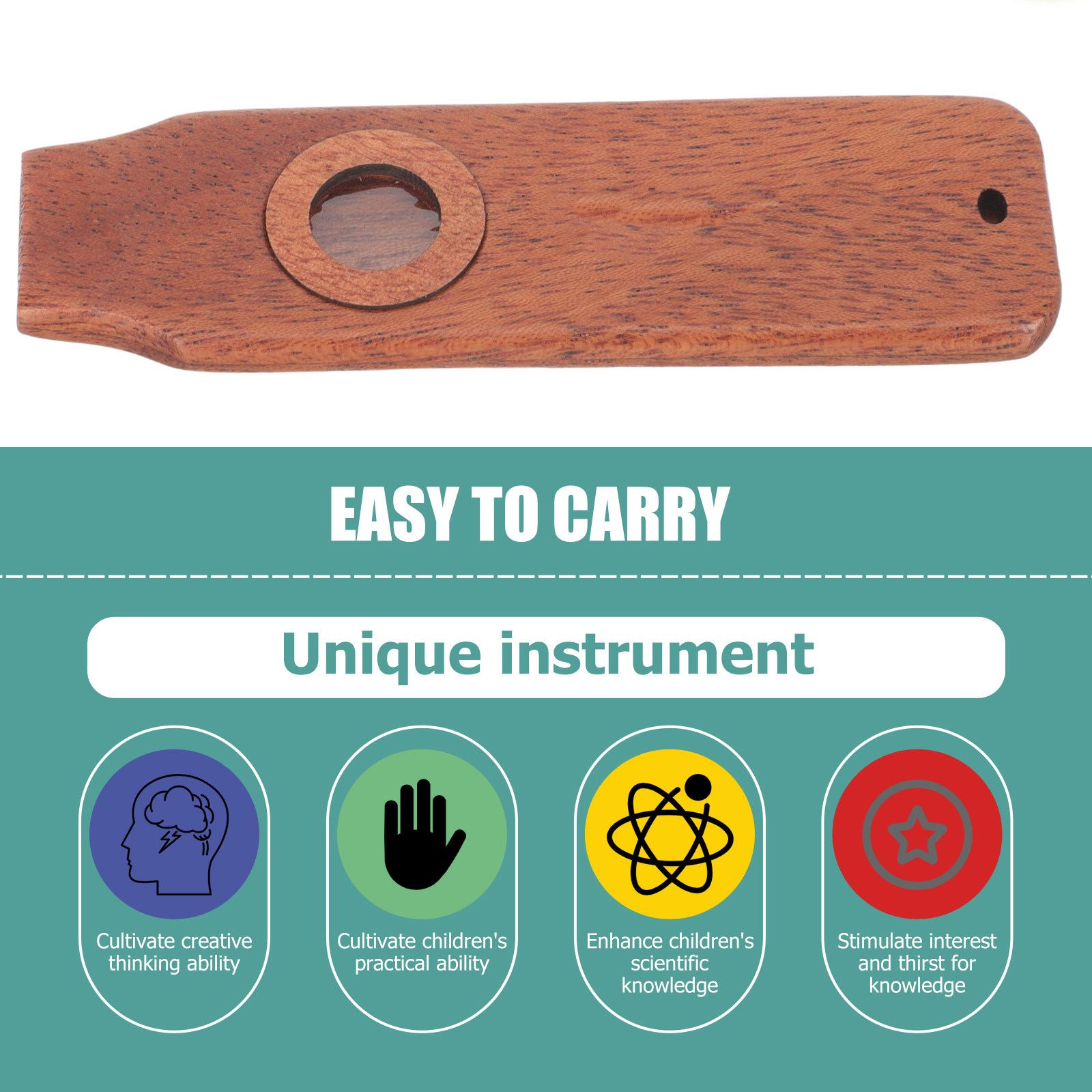 1 Kazoo de Madera, Instrumento - Musical Instrument Kazoo reseña y precio