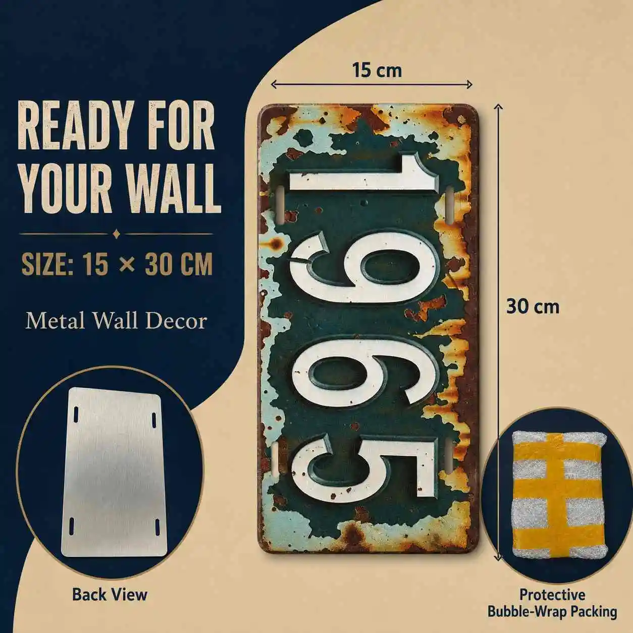Letrero de pared de metal con  - Musical Instrument Sign reseña y precio