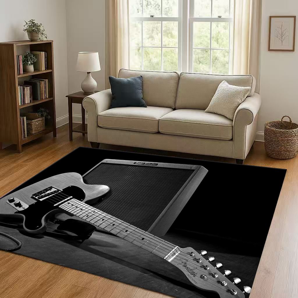 3D F-Fender guitarra instrumen - Musical Instrument Sign reseña y precio