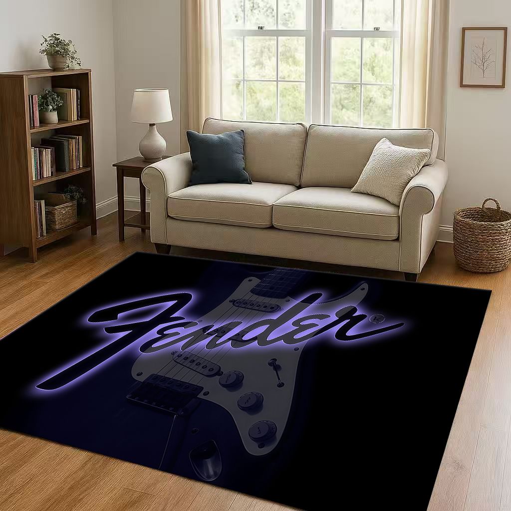 3D F-Fender guitarra instrumen - Musical Instrument Sign reseña y precio