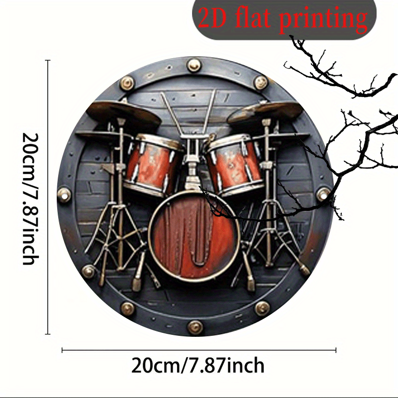 2D plano, 1 pieza, 20,32x20,32 - Musical Instrument Sign reseña y precio