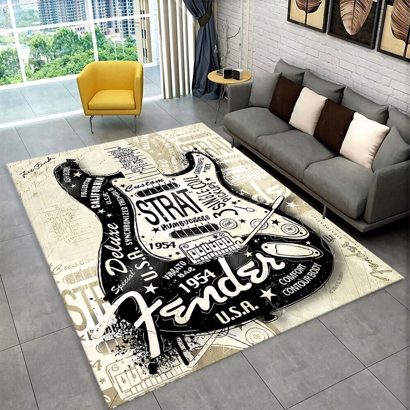 Alfombra Antideslizante con Lo - Musical Instrument Logo reseña y precio
