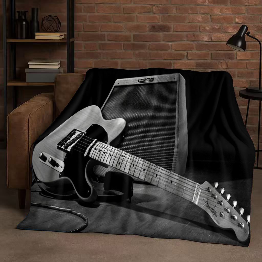 Manta de Franela con Diseño de - Musical Instrument Sign reseña y precio