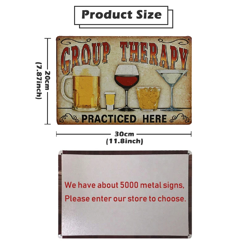 Cartel de placa de Metal de in - Musical Instrument Sign reseña y precio
